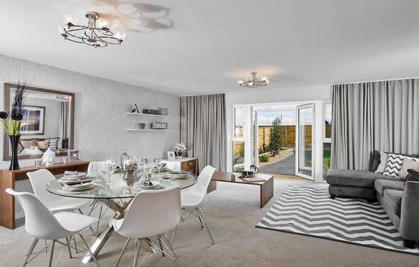Çakıl Taşı Rengi Duvar Boyası İle Boyanmış 30 Salon
