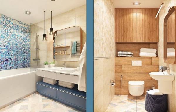 6 Metrekare Banyo Dekorasyonu (+25 Tasarım Örneği)