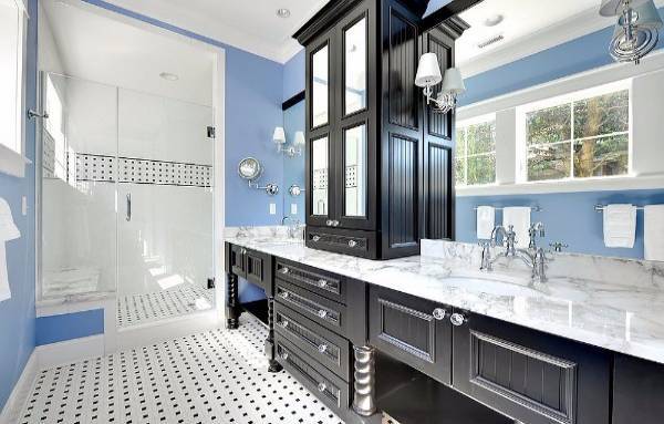 Banyo Dekorasyonlarında Siyah Renk Kullanımı