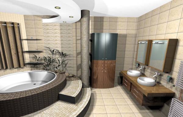 Banyo Dekorasyonunda Renk Uyumu