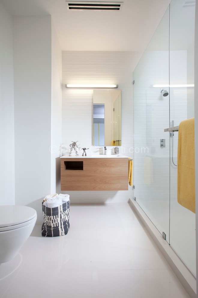 Beyaz Banyo Dekorasyonu