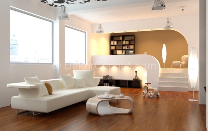 Modern and Luxurious Living Room Decoration