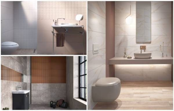 Modern Banyo Duvar Seramikleri : VitrA