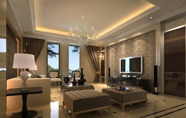 Modern Salon Aydınlatma Fikirleri