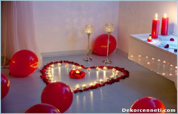 Valentine's Day Romantic Room Decorations
